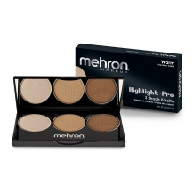 Mehron Highlight-Pro 3 Shade Palette - Warm