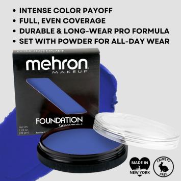 Mehron Foundation Greasepaint - Blue