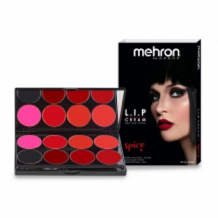 Mehron L.I.P Cream - 8-Color Palette - Spicy