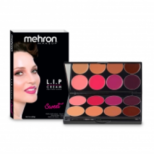 Mehron L.I.P Cream - 8-Color Palette - Sweet