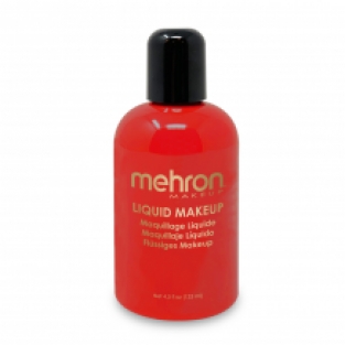 Mehron Liquid Makeup - Red (130 ml)
