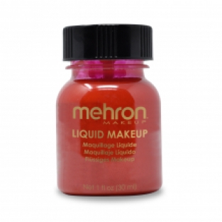 Mehron Liquid Makeup - Red (30 ml)