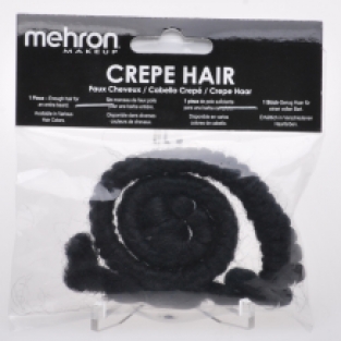 Mehron Crepe Hair - Black