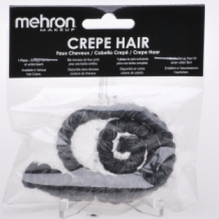 Mehron Crepe Hair - Dark Grey
