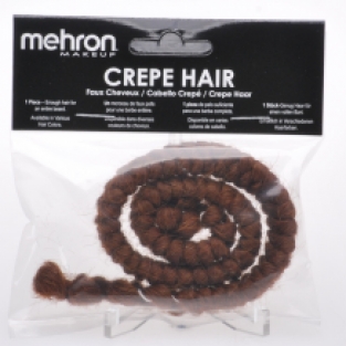 Mehron Crepe Hair - Light Brown