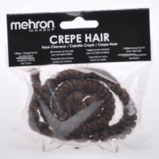 Mehron Crepe Hair - Medium Brown