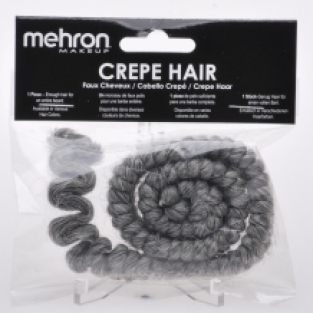 Mehron Crepe Hair - Medium Grey