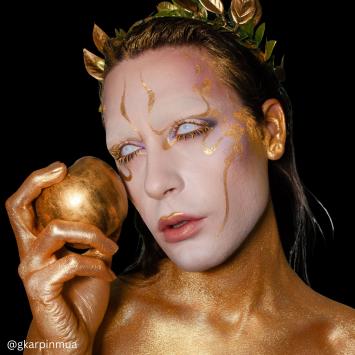 Mehron Artist Pigment - Metallic FX - White Gold