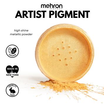 Mehron Artist Pigment - Metallic FX - White Gold
