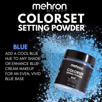 Mehron Colorset Setting Powder - Blue
