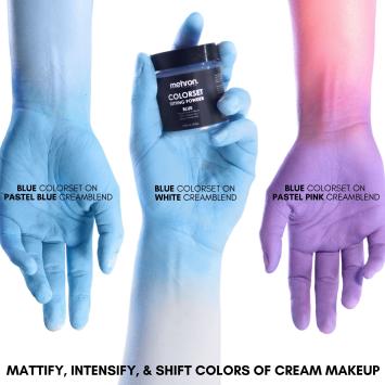 Mehron Colorset Setting Powder - Blue