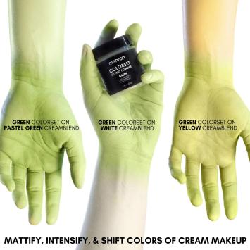Mehron Colorset Setting Powder - Green