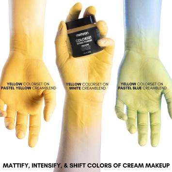 Mehron Colorset Setting Powder - Yellow