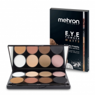 Mehron E.Y.E Powder 8-Color Palette - Matte