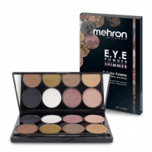 Mehron E.Y.E Powder 8-Color Palette - Shimmer