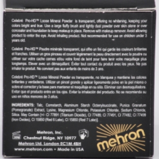 Mehron Celebre Loose Mineral Finish Powder - Sienna