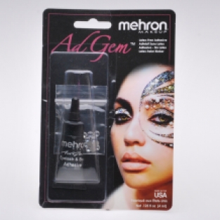 Mehron AdGem - Latex Free Adhesive with 30 Rhinestones