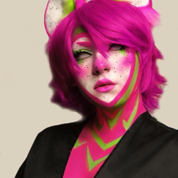 Mehron Paradise Makeup AQ - Dark Pink