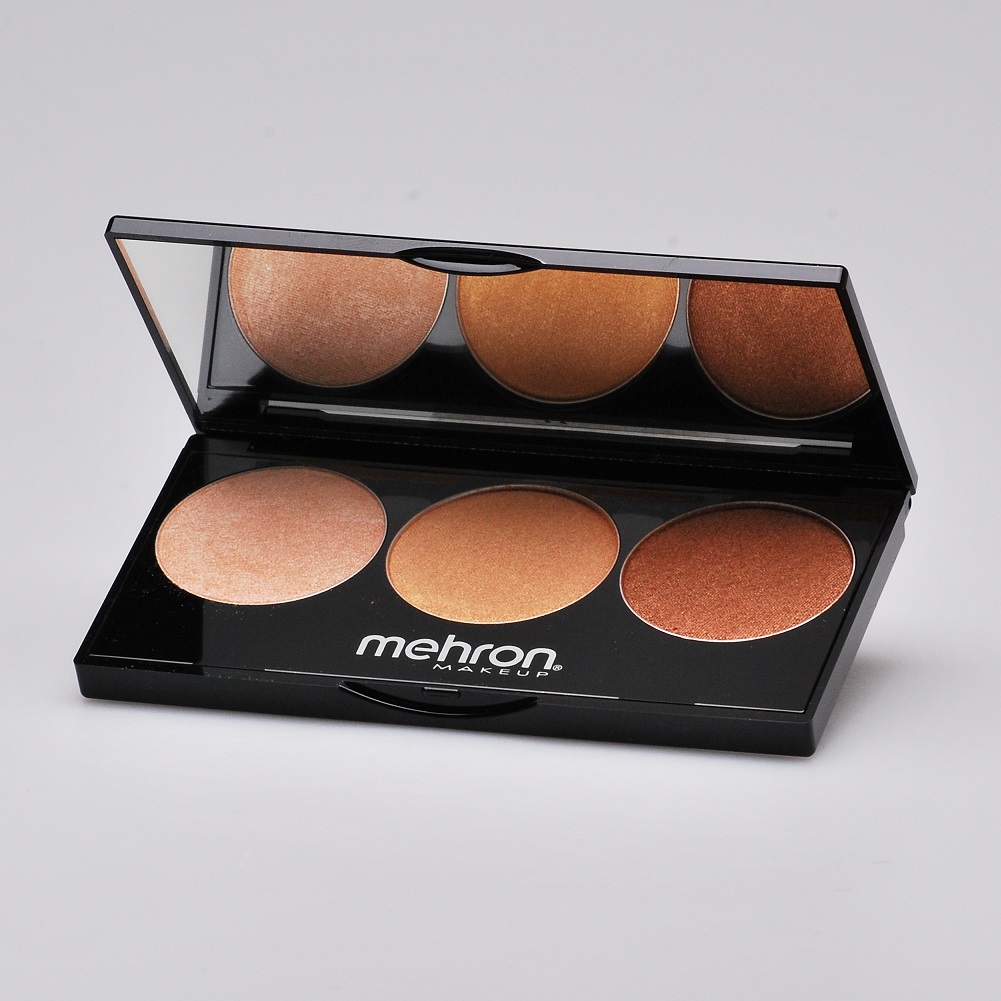 Mehron Highlight-Pro 3 Shade Palette - Warm