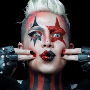 Mehron Glam Clown Halloween Makeup Collection