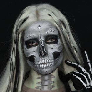 Mehron Heavy Metal Skull Halloween Makeup Collection