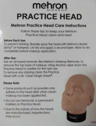 Mehron Practice Head
