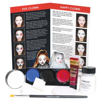 Mehron Professional Makeup Kit - Clown