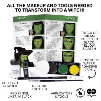Mehron Witch Professional Makeup Kit