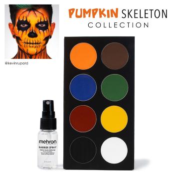 Mehron Pumpkin Skeleton Collection